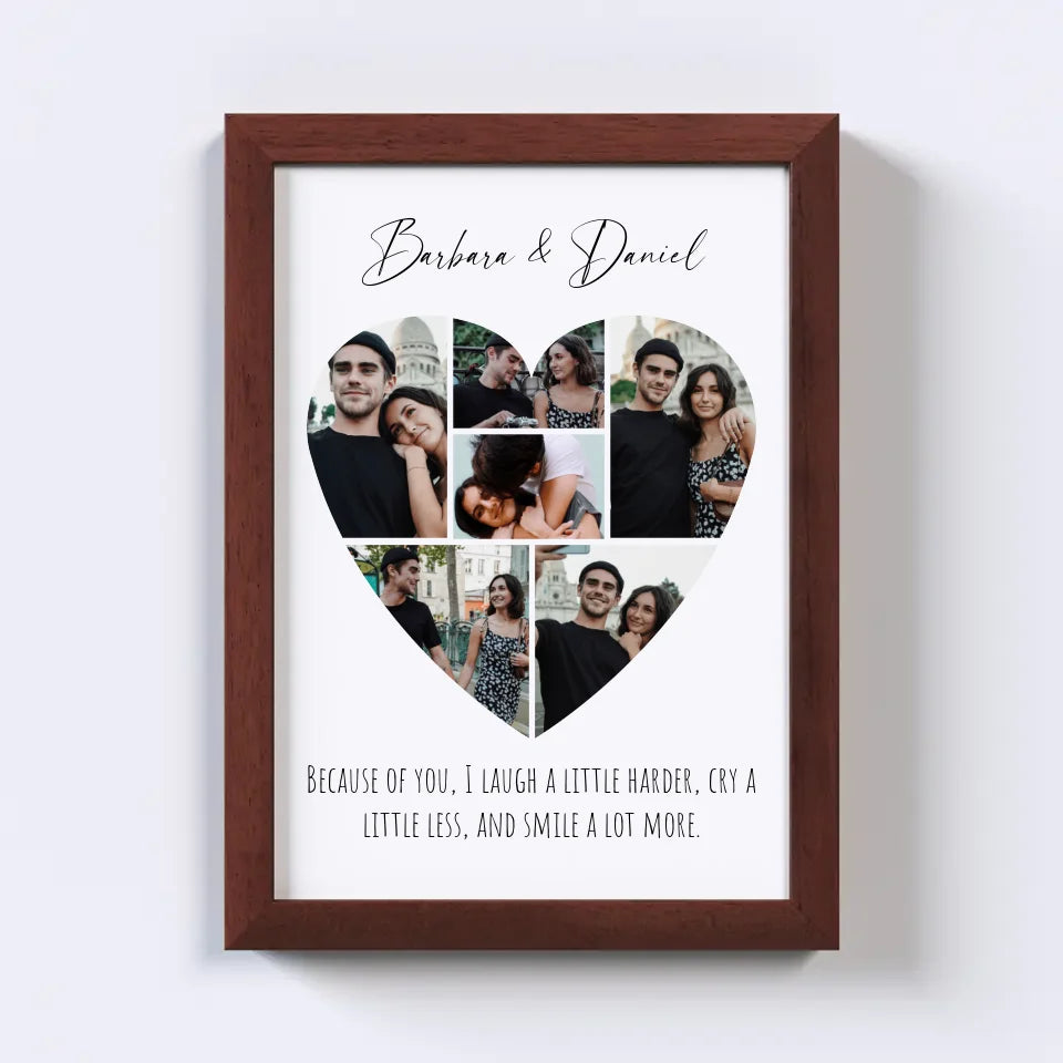 Herz-Fotocollage Nr. 1