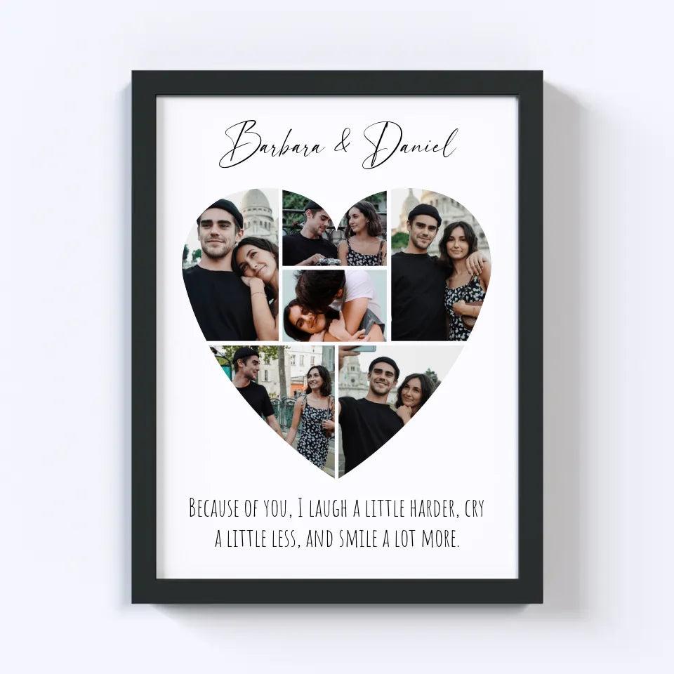 Herz-Fotocollage Nr. 1