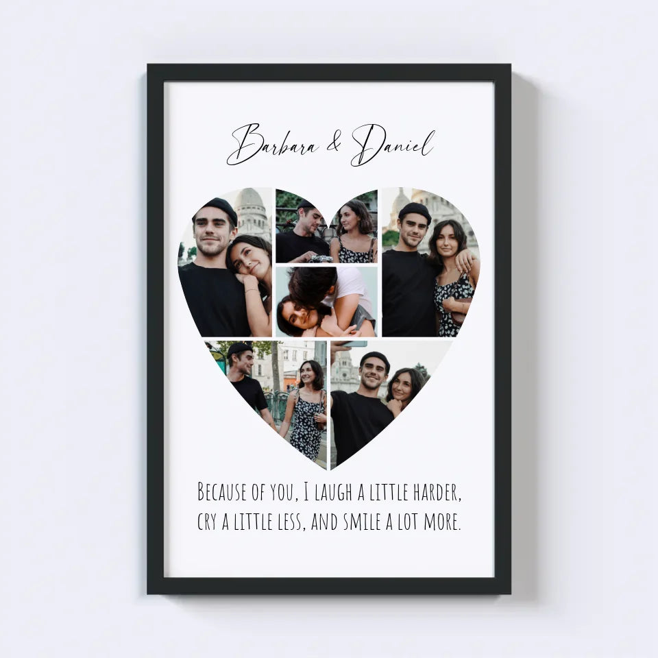 Herz-Fotocollage Nr. 1