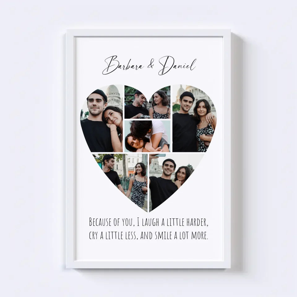 Herz-Fotocollage Nr. 1