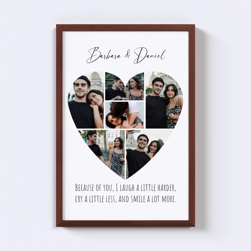 Herz-Fotocollage Nr. 1