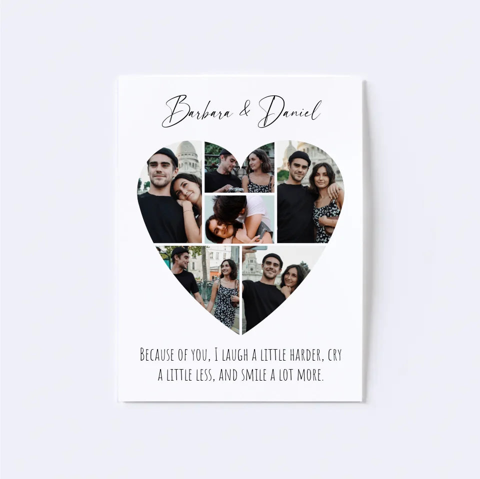 Herz-Fotocollage Nr. 1