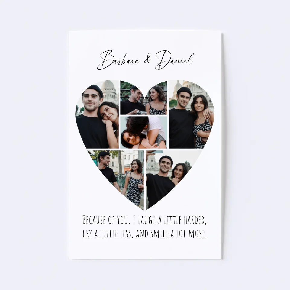 Herz-Fotocollage Nr. 1