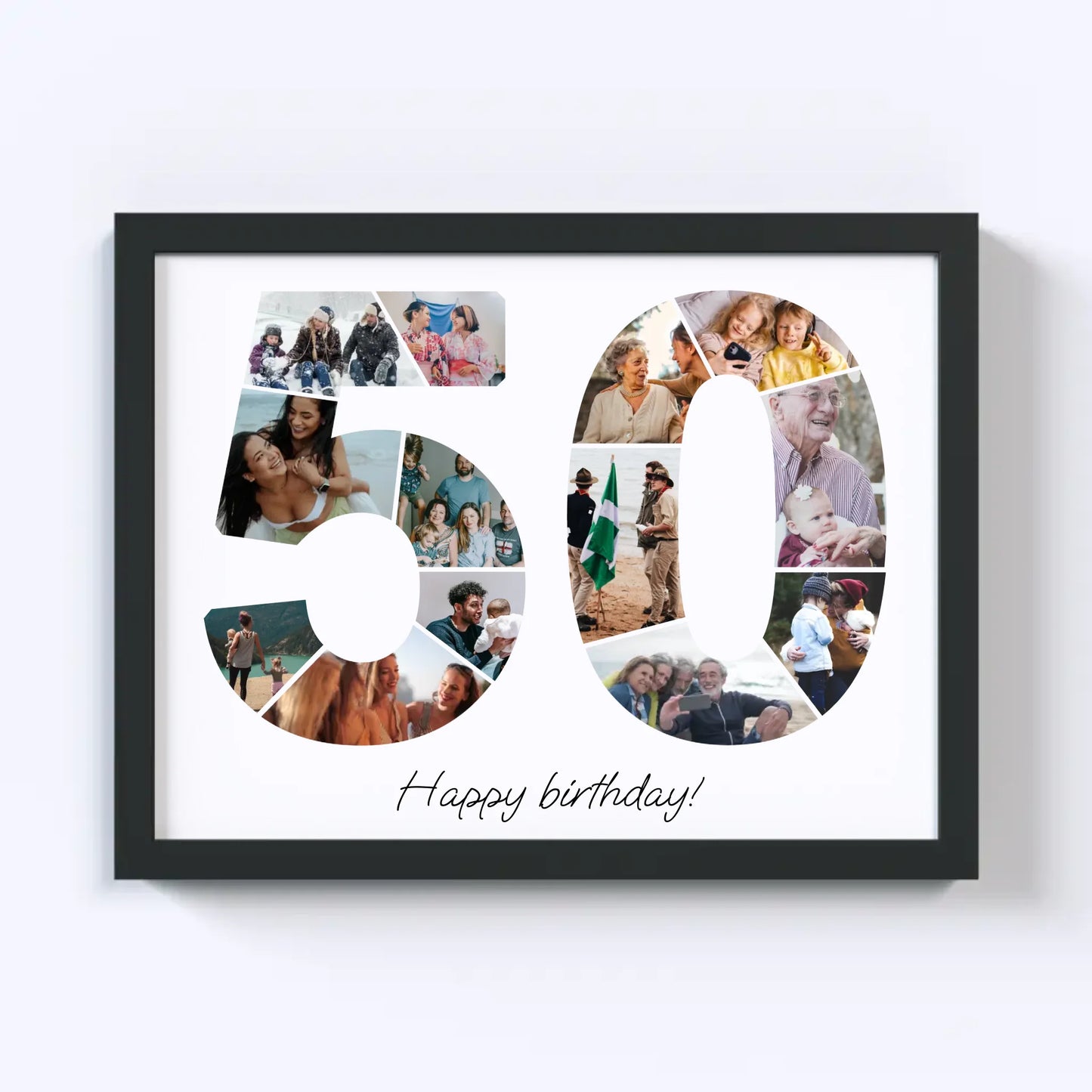 Fifties (50-59) Birthday Photo Collage