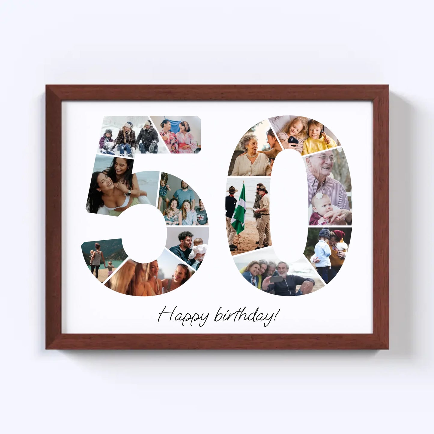 Fifties (50-59) Birthday Photo Collage