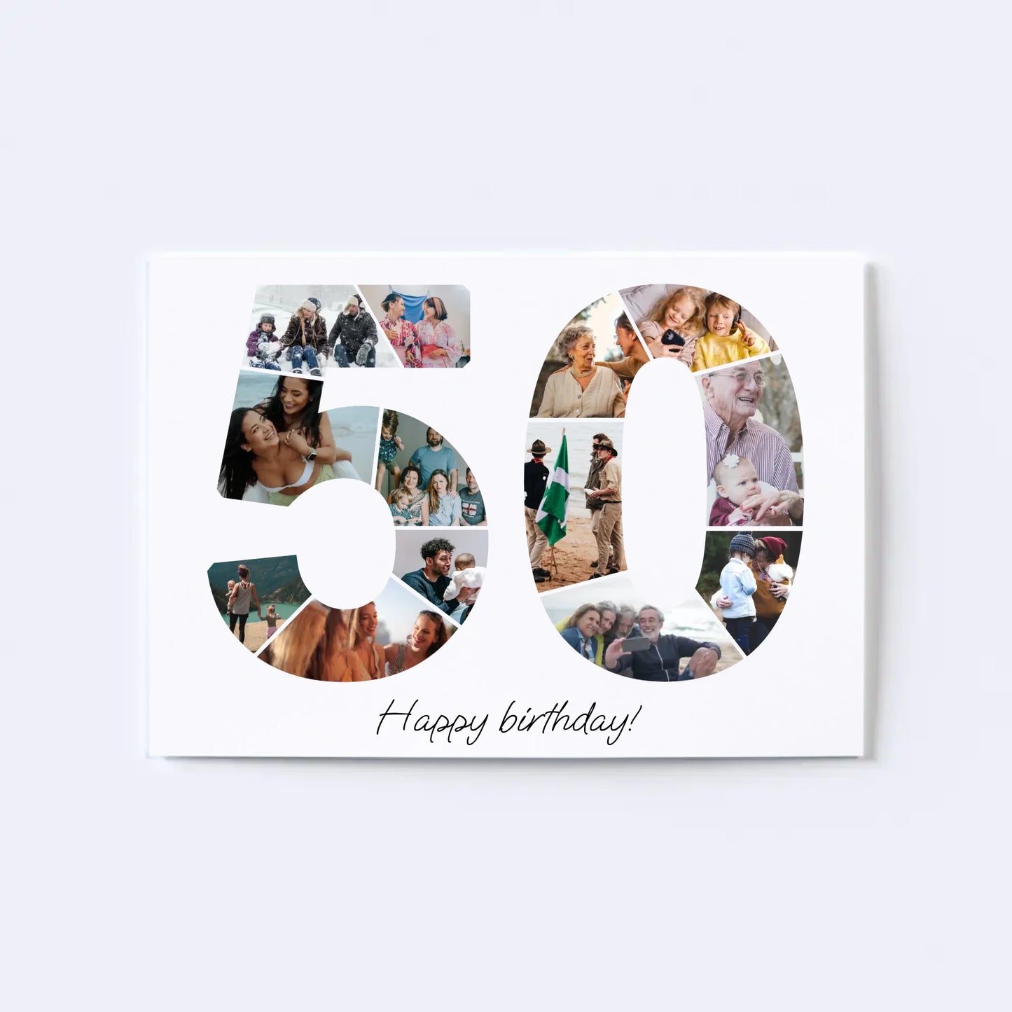 Fifties (50-59) Birthday Photo Collage