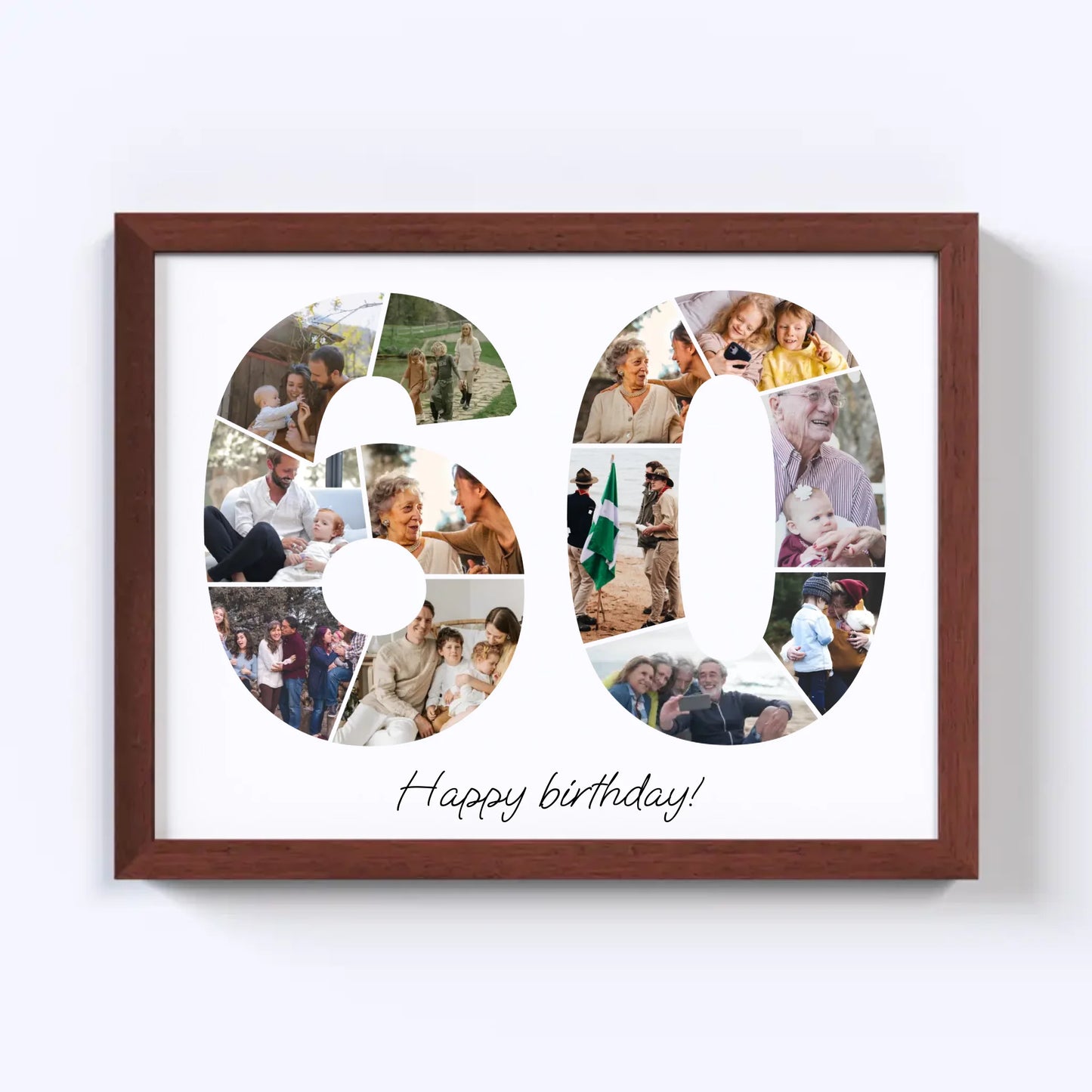 Sixties (60-69) Birthday Photo Collage