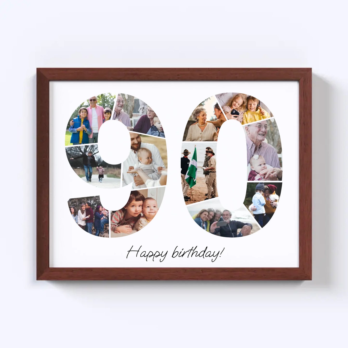 Nineties (90-99) Birthday Photo Collage