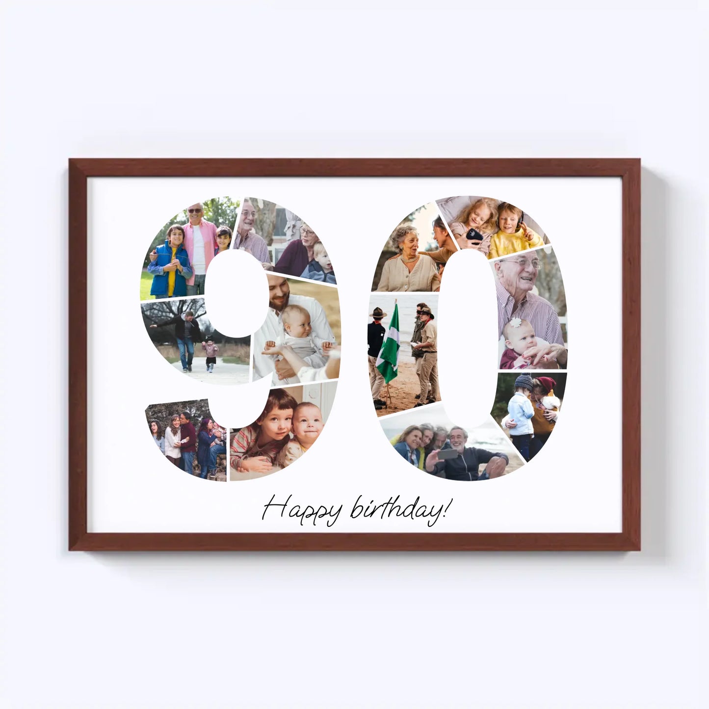 Nineties (90-99) Birthday Photo Collage