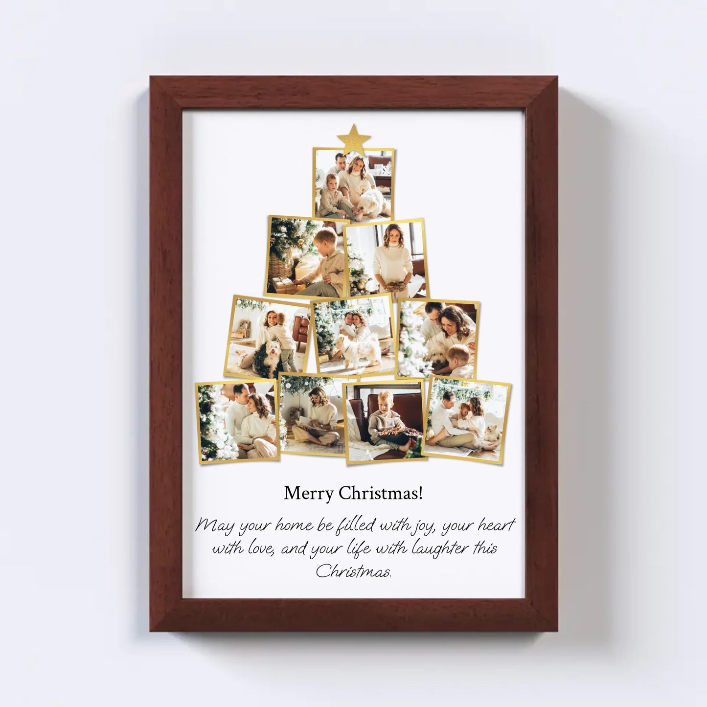 Christmas Tree Photo Collage Nr. 2