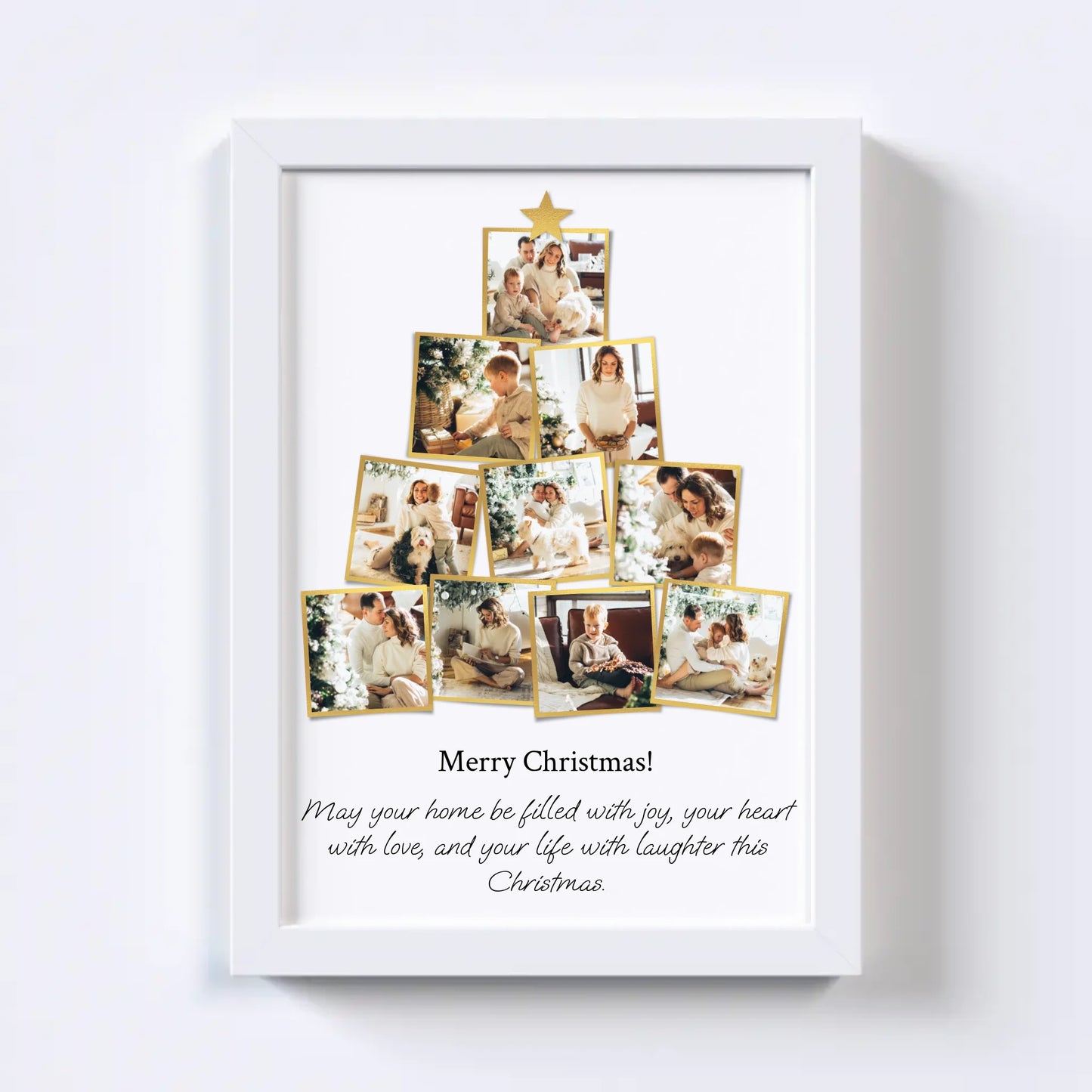 Christmas Tree Photo Collage Nr. 2