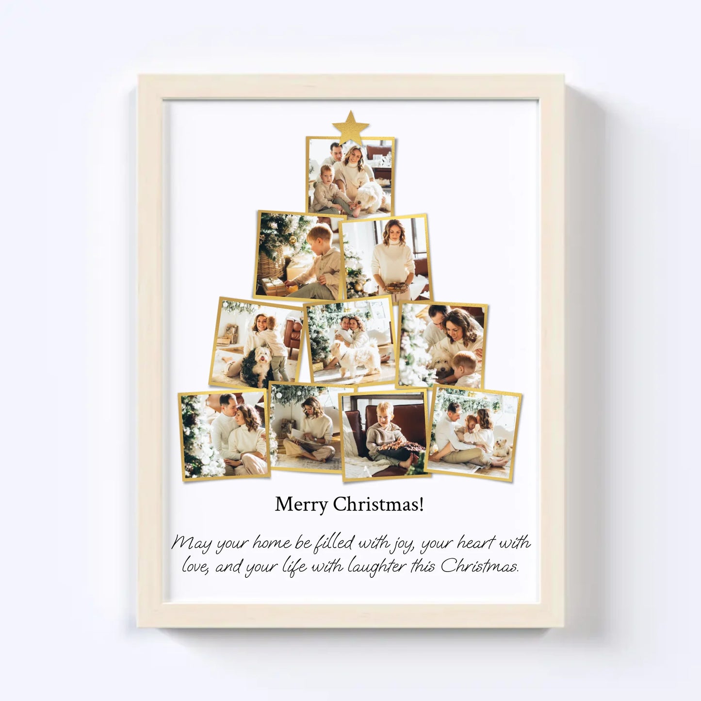 Christmas Tree Photo Collage Nr. 2