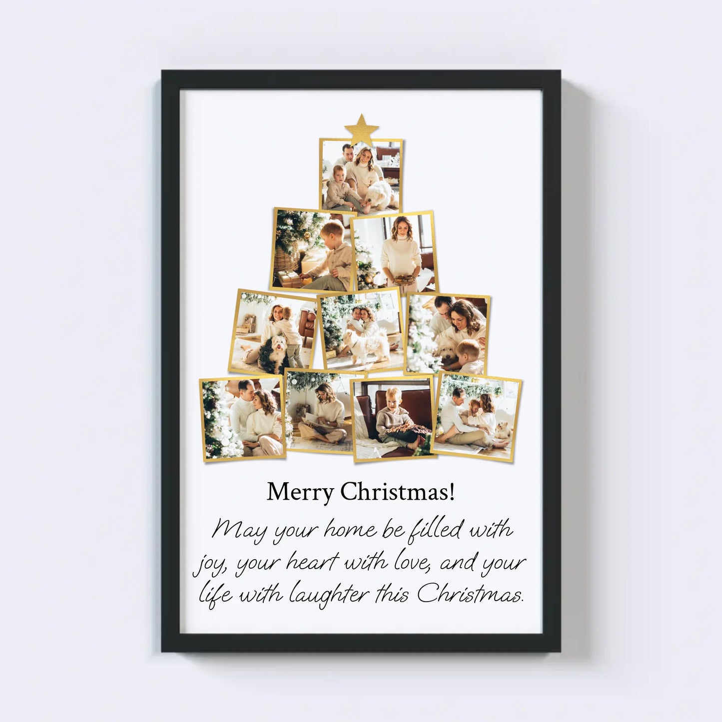 Christmas Tree Photo Collage Nr. 2