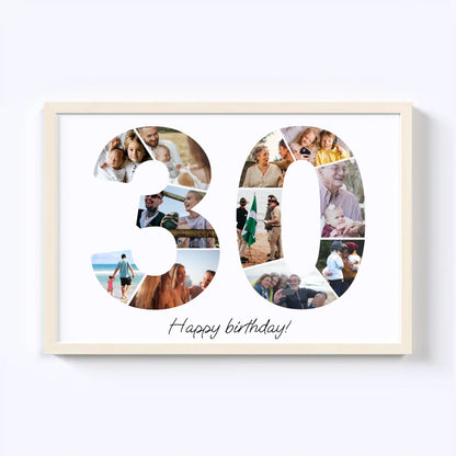 Thirties (30-39) Birthday Photo Collage