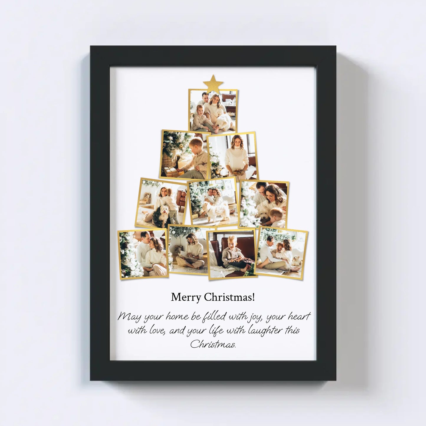 Christmas Tree Photo Collage Nr. 2