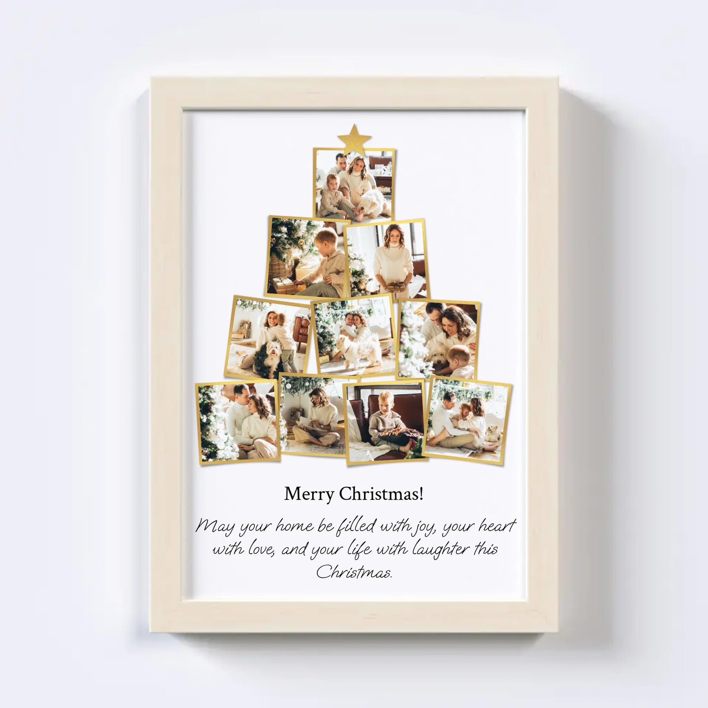 Christmas Tree Photo Collage Nr. 2