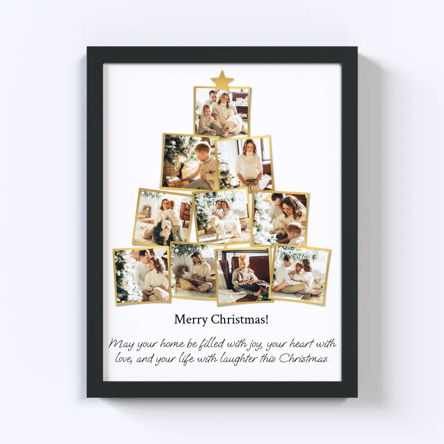 Christmas Tree Photo Collage Nr. 2