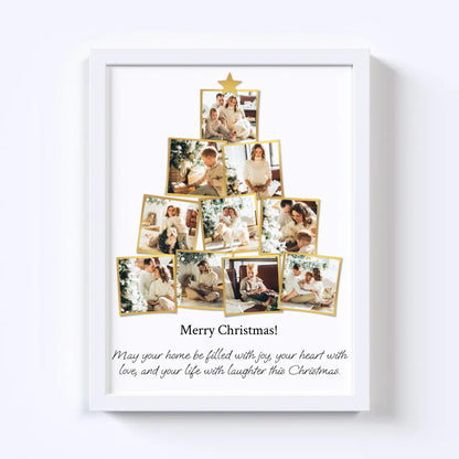 Christmas Tree Photo Collage Nr. 2