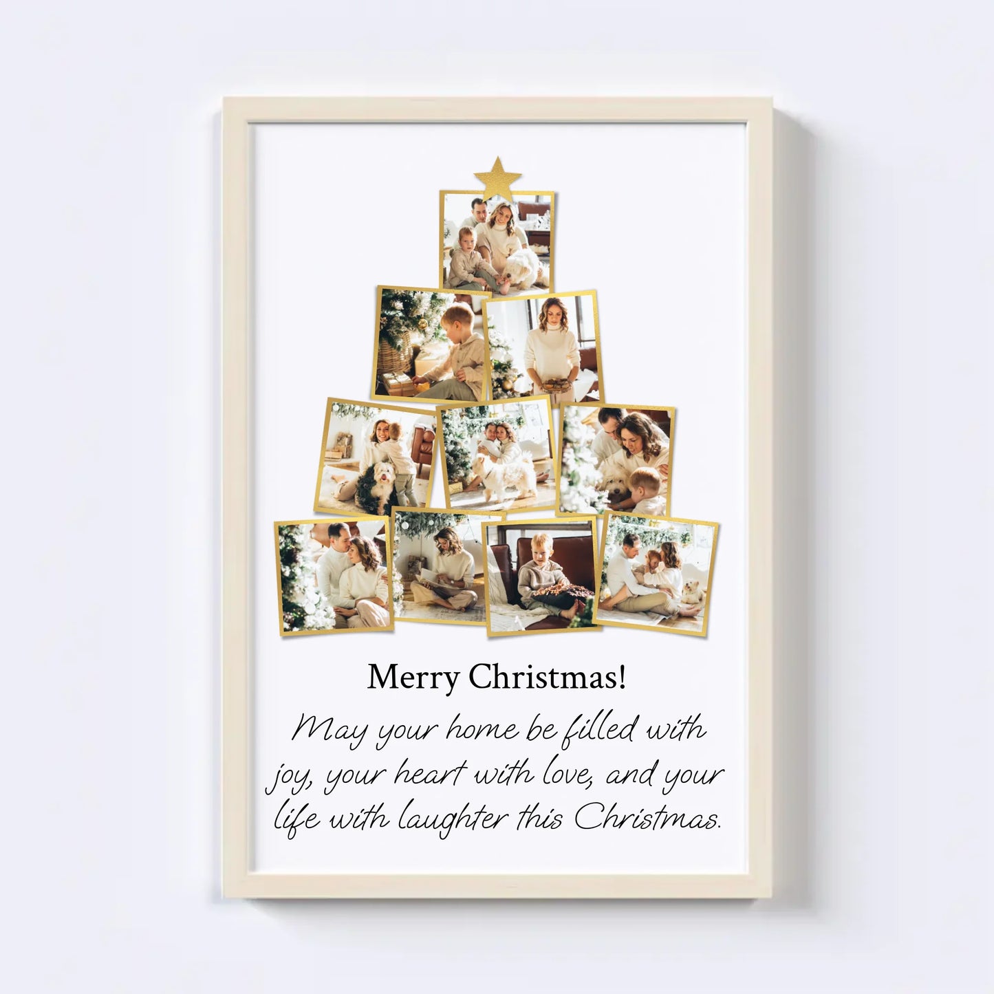 Christmas Tree Photo Collage Nr. 2