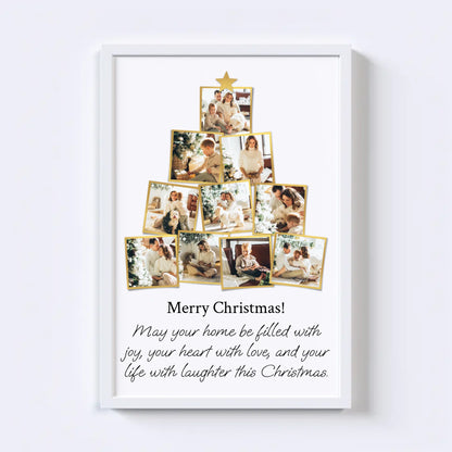 Christmas Tree Photo Collage Nr. 2