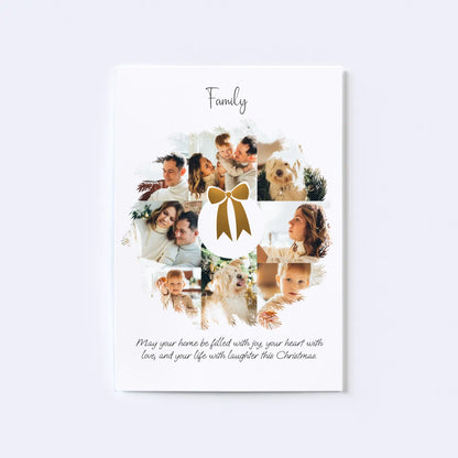 Christmas Wreath Photo Collage