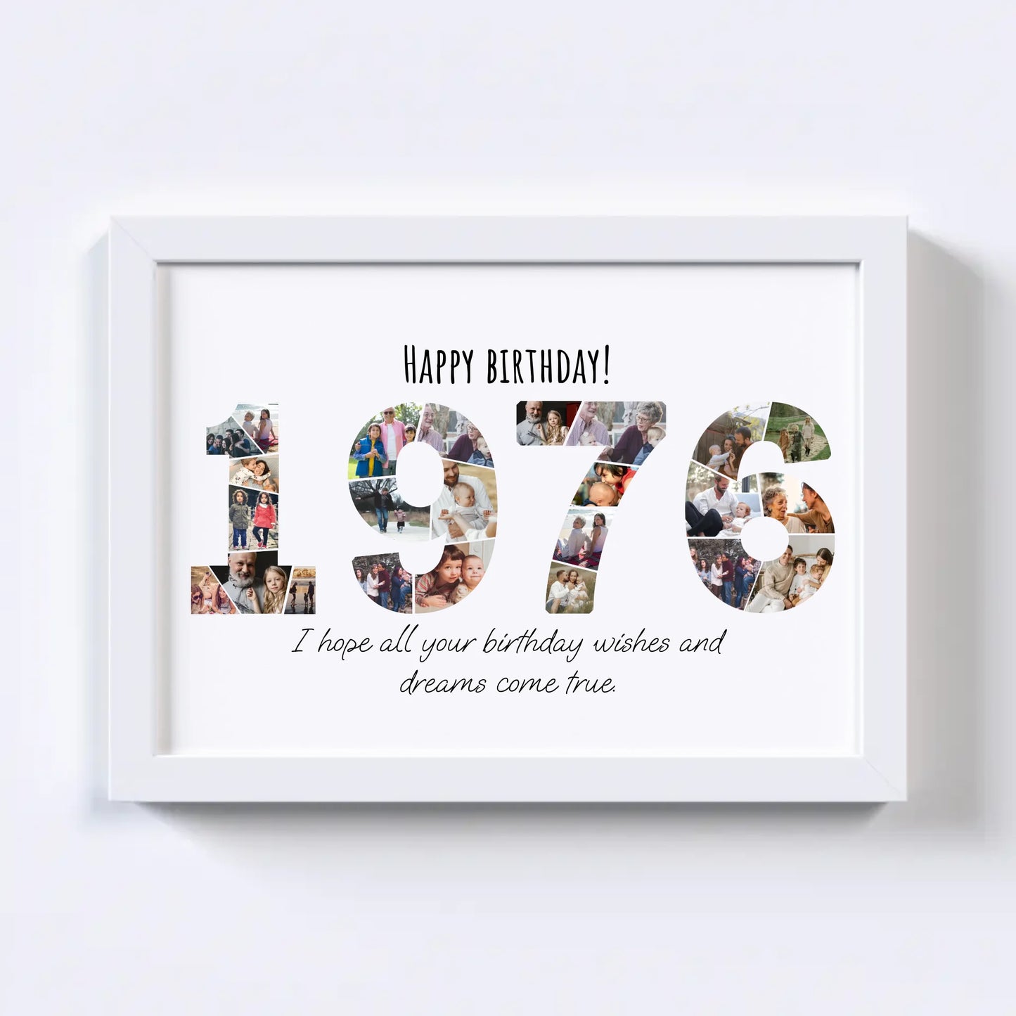 Custom Year Photo Collage