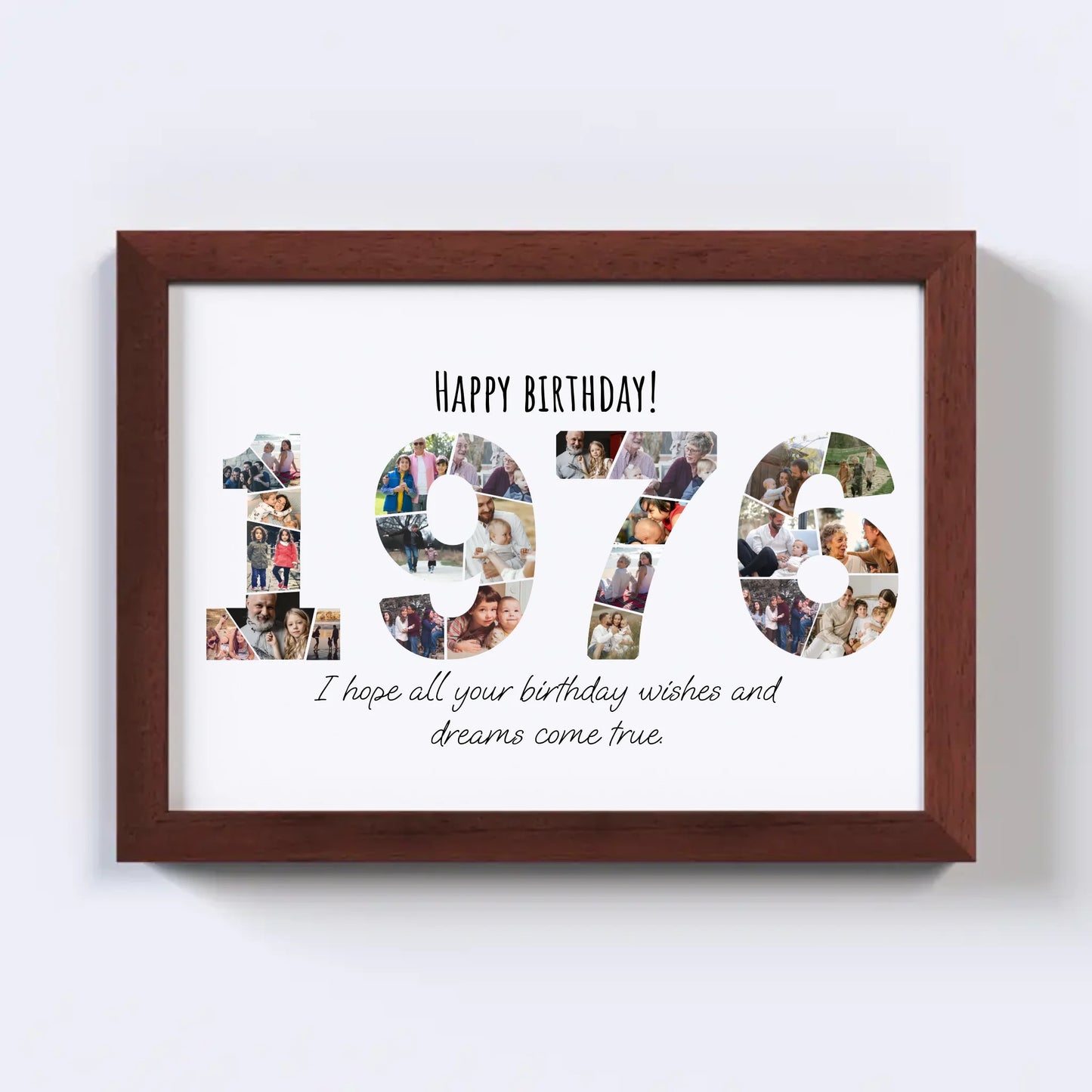 Custom Year Photo Collage