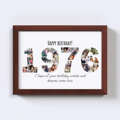 Custom Year Photo Collage