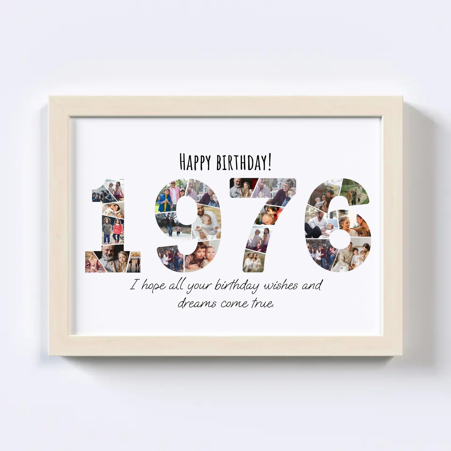 Custom Year Photo Collage