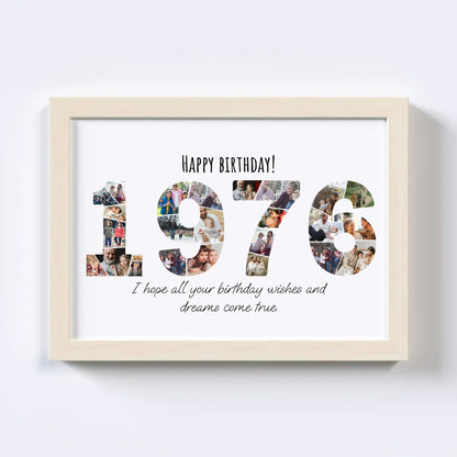 Custom Year Photo Collage