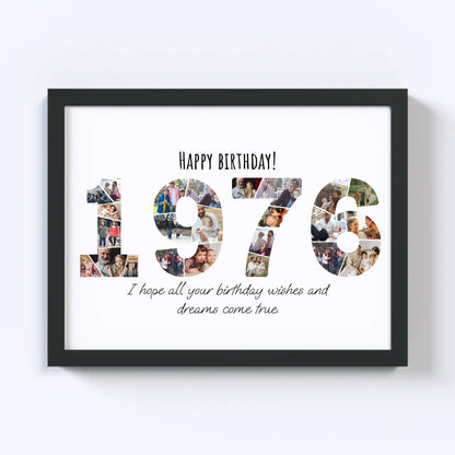 Custom Year Photo Collage