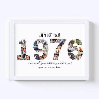 Custom Year Photo Collage