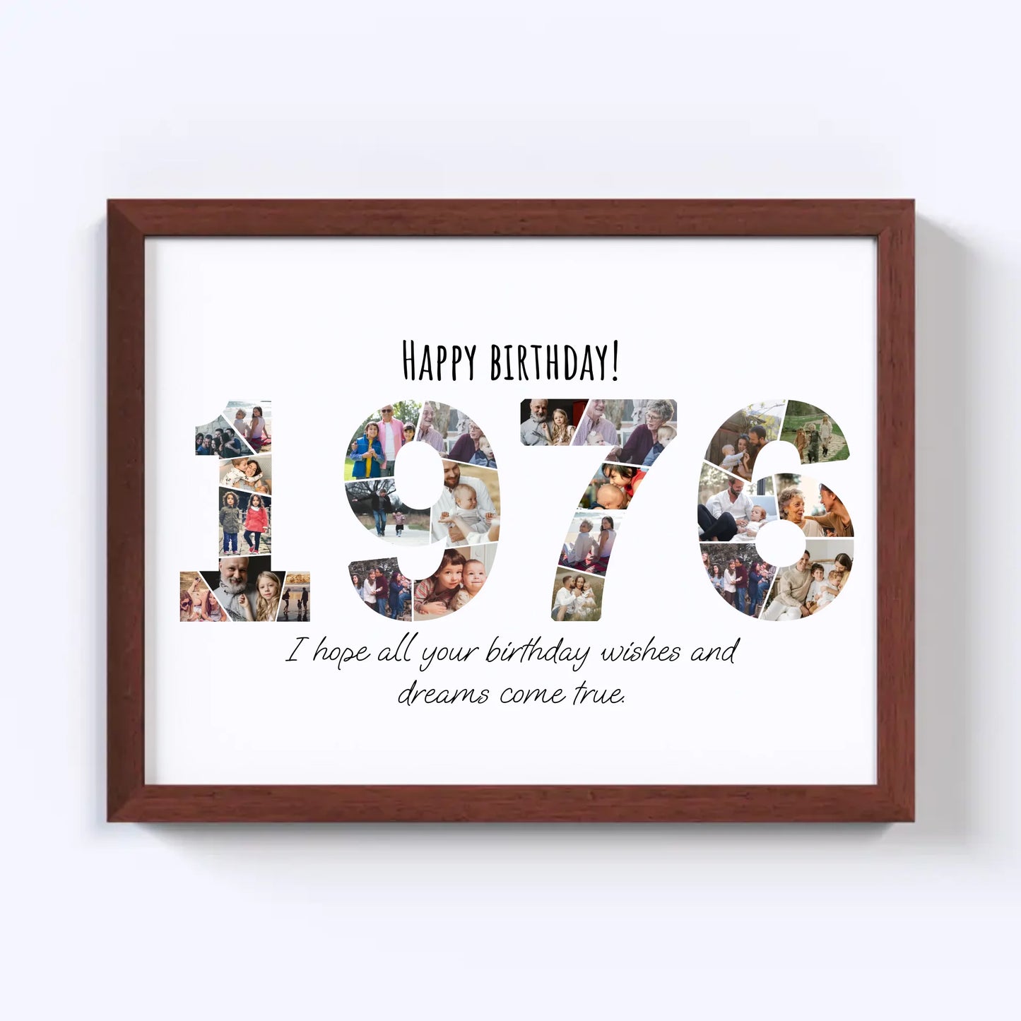 Custom Year Photo Collage