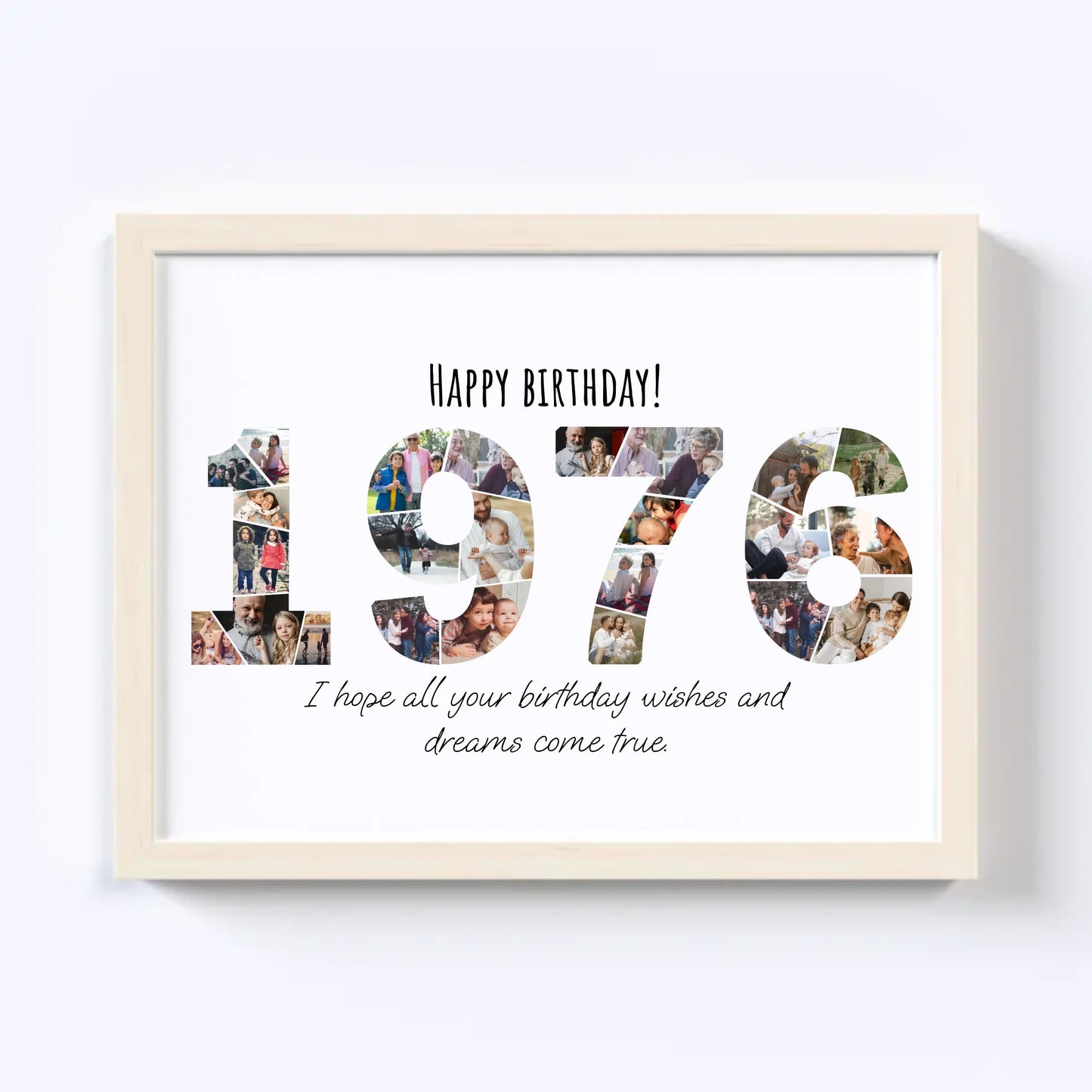 Custom Year Photo Collage