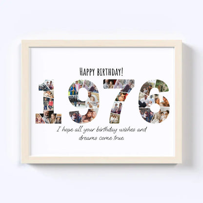 Custom Year Photo Collage