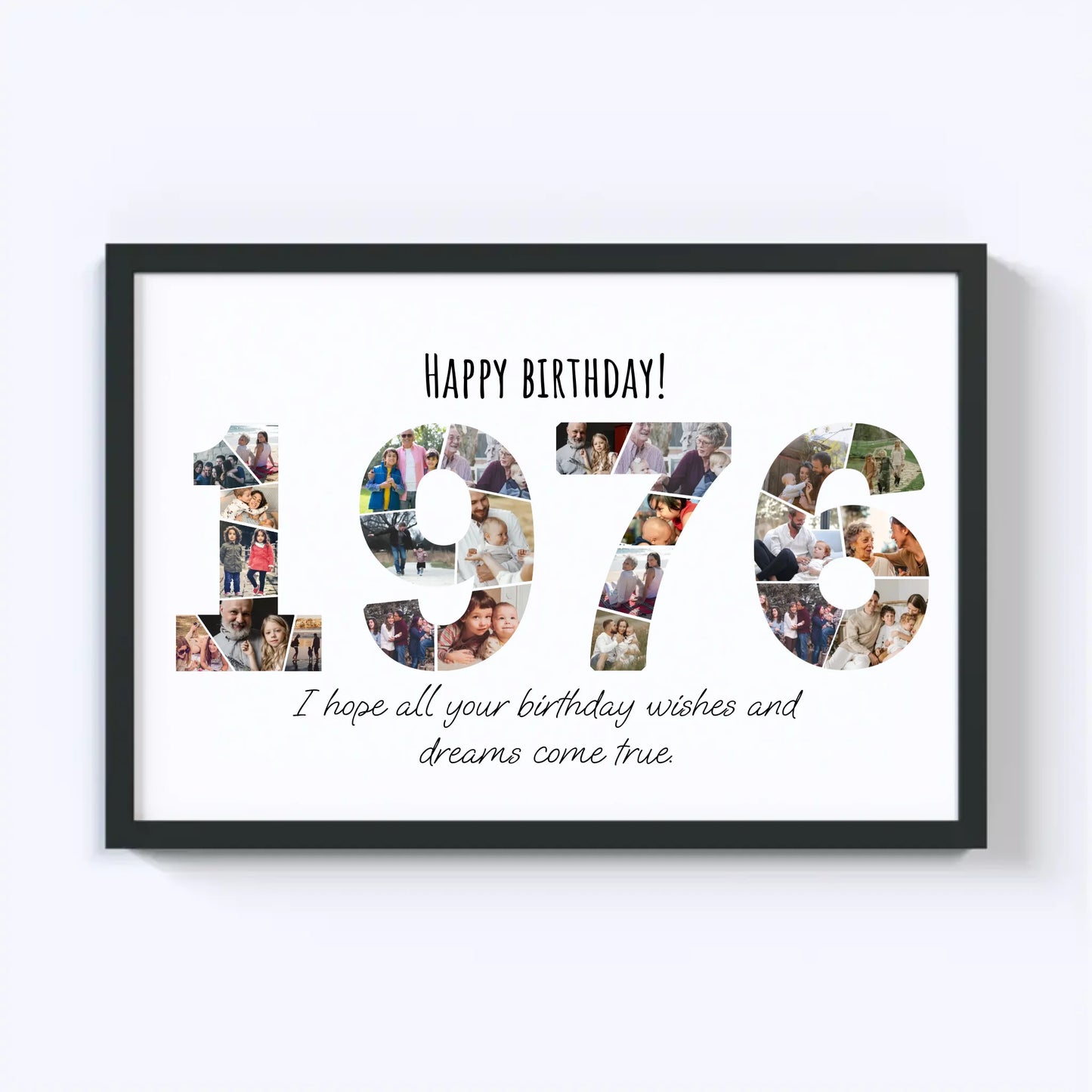 Custom Year Photo Collage