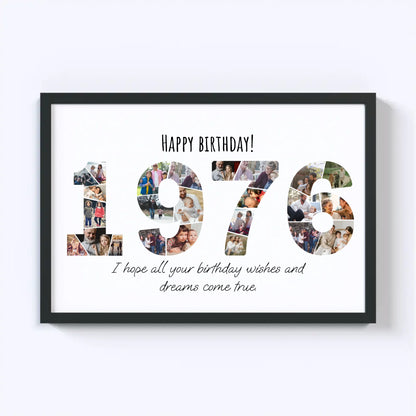 Custom Year Photo Collage