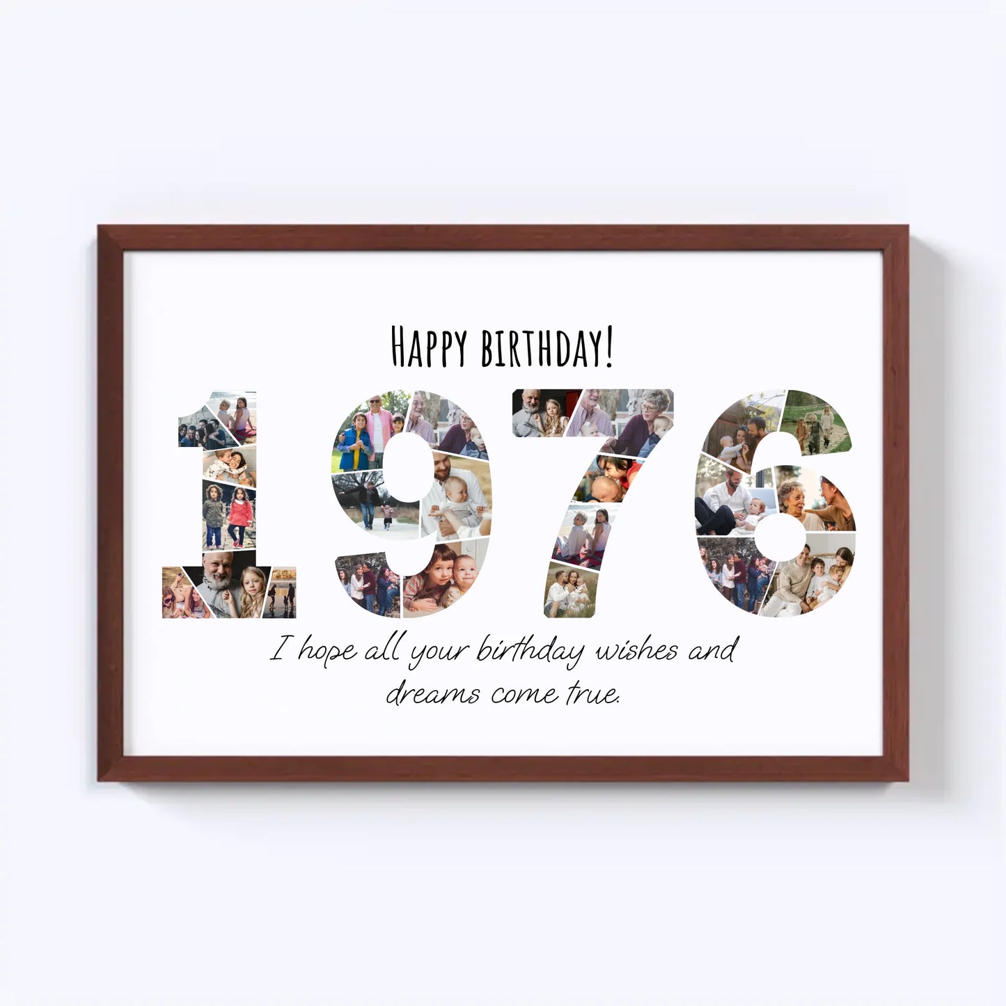 Custom Year Photo Collage