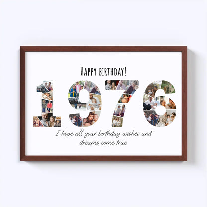 Custom Year Photo Collage