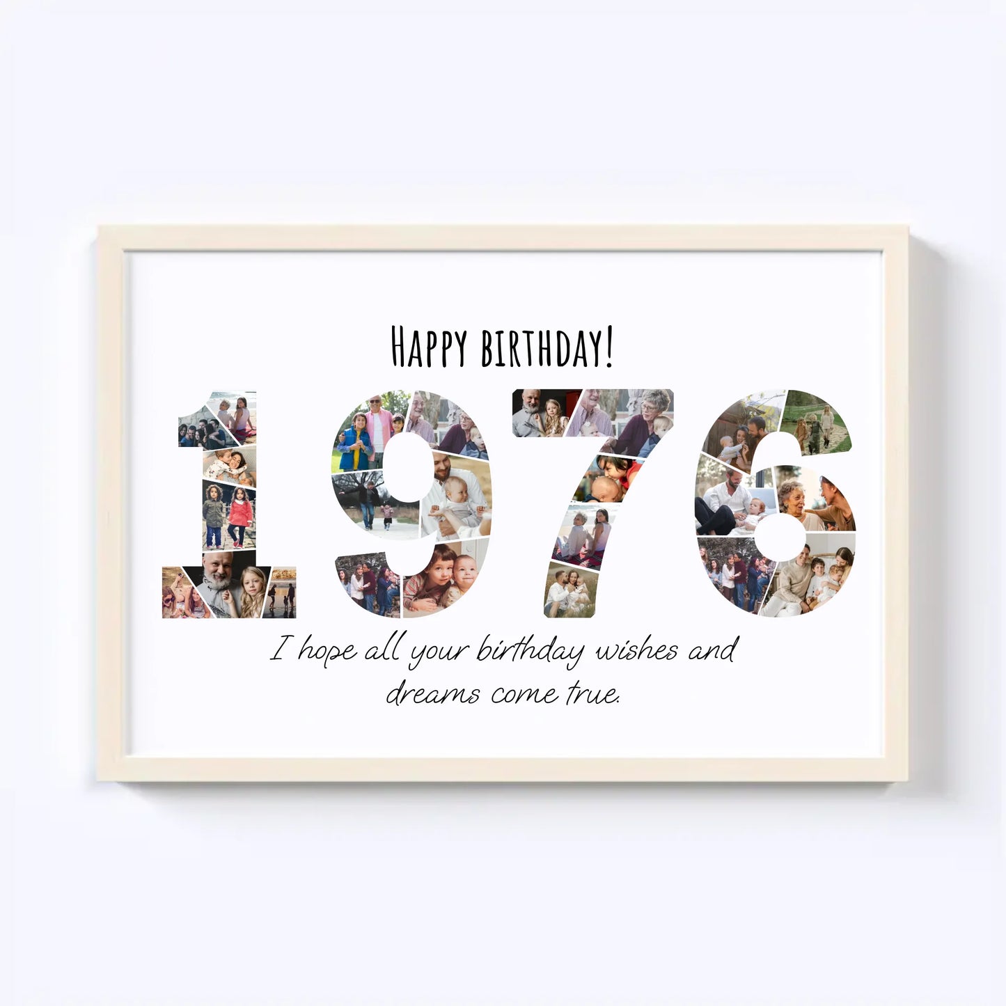 Custom Year Photo Collage