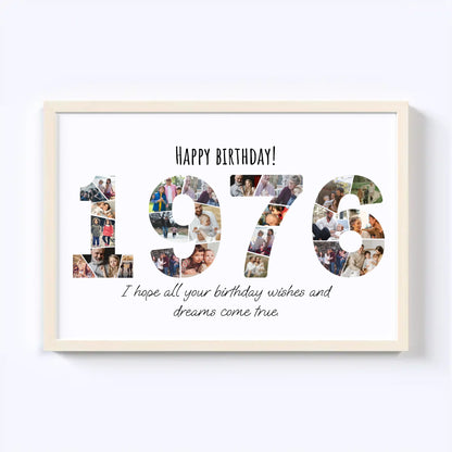 Custom Year Photo Collage