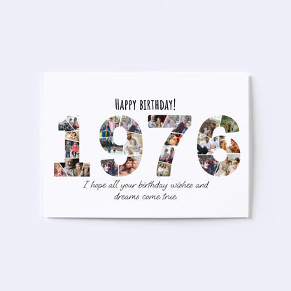 Custom Year Photo Collage