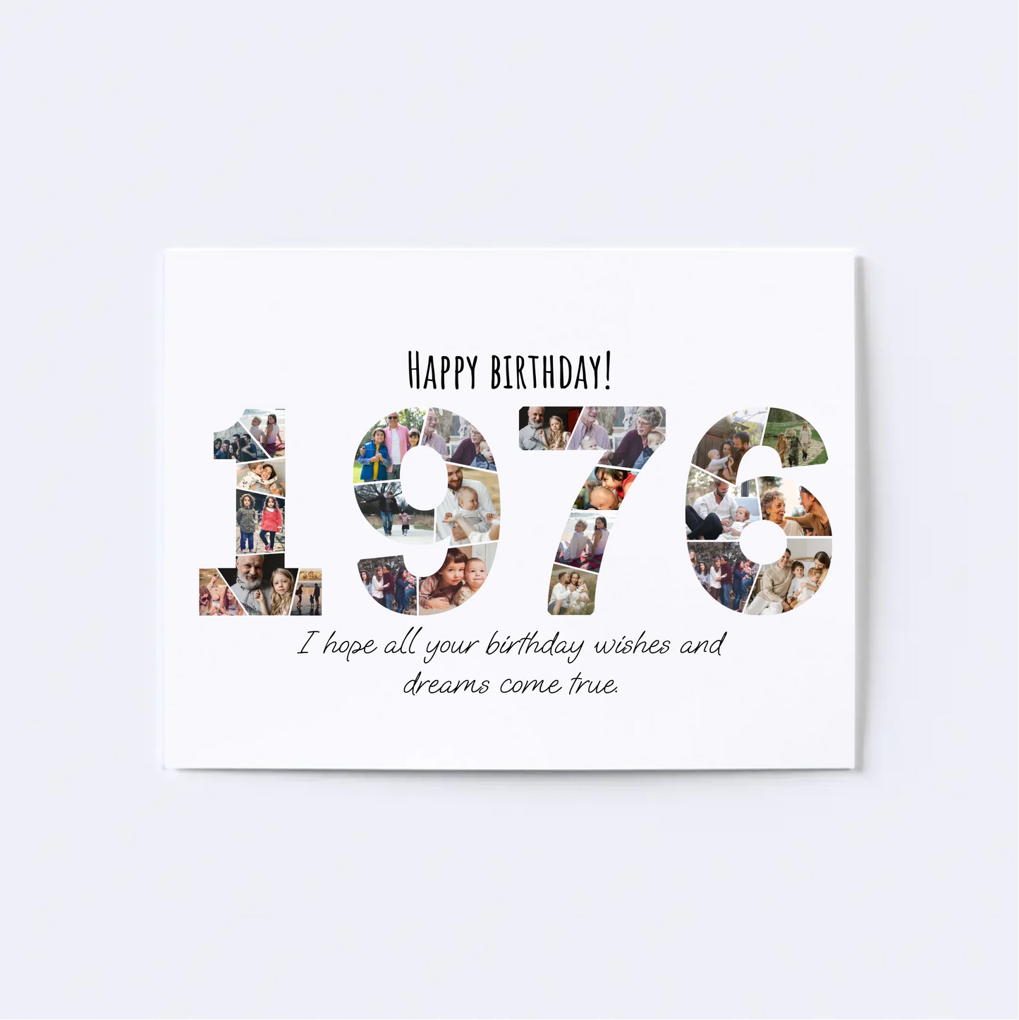 Custom Year Photo Collage